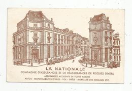 Cp, Publicité , LA NATIONALE , Compagnie D'assurances , écrite - Advertising