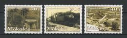 POLYNESIE 2010 N° 913/915 ** Neufs MNH  Superbes Exploitation Du Phosphate Makatea Trains Locomotive Vapeur Transports - Ungebraucht