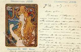 MUCHA - Sign. Künstlerkarte Collection JOB I-II - Other & Unclassified