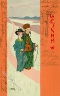 Kirchner, Raphael Geisha VI Künstler-Karte 1900 I-II - Sonstige & Ohne Zuordnung