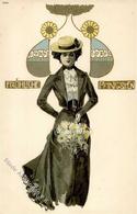 Jugendstil Frau Pfingsten I-II Art Nouveau - Autres & Non Classés