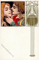 Jugendstil Poesie / Liebe Künstlerkarte I- Art Nouveau - Andere & Zonder Classificatie