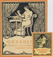 Jugendstil Werbebroschüre Und Vignette Ornamenty,  Brünn Tschechien I-II Art Nouveau - Altri & Non Classificati