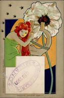 Künstler Dudovich, M. Frau Jugendstil Künstlerkarte I-II Art Nouveau - Andere & Zonder Classificatie