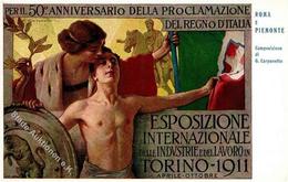 Künstler Sign. Carpanetto, G. Roma E Piemonta  Künstlerkarte 1911 I-II - Andere & Zonder Classificatie
