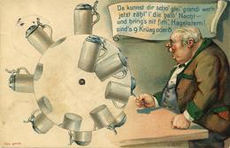 Mechanik-Karte Bier 1905 Drehkarte I-II Bière - Other & Unclassified