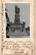 Seide Gewebt Nationaldenkmal Niederwalde 1900 I-II Soie - Other & Unclassified