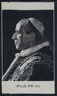 Seide Gewebt Papst Pius P. P. XII I-II Soie - Autres & Non Classés