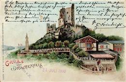 Halt Gegen Licht Verlag Hagelberg Drachenfels 1900 I-II - Contre La Lumière