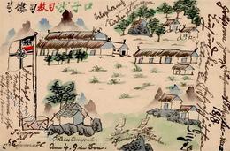 Handgemalt China Tsingtau 1898 I-II Peint à La Main - Sonstige & Ohne Zuordnung