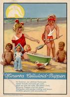 Puppe Minerva Celluloid Puppen  Werbe AK I-II - Speelgoed & Spelen