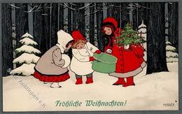 Ebner, Pauli Kinder Weihnachten  Künstlerkarte I-II Noel - Ebner, Pauli