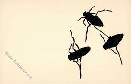 Hohlwein, L. Insekten  Künstlerkarte I- - Hohlwein, Ludwig
