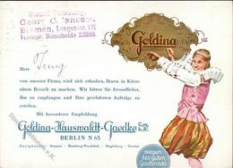 Hohlwein, L. Schokolade Goldina Hauswaldt Gaedke Künstlerkarte I-II - Hohlwein, Ludwig