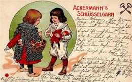 HEILBRONN - Ackermanns Schlüsselgarn Mit Puppe I-II - Advertising