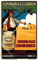 PARIS - Landwirtschaft - PHOSPHAT Engrais Chimiques I-II Paysans - Werbepostkarten
