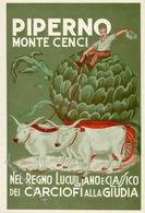 ROM - PIPERNO MONTE CENCI - Landwirtschaft - Künstlerkarte I-II Paysans - Publicité