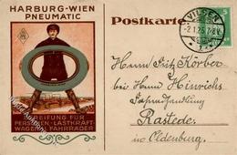 Werbung Harburg Wien Pneumatic I-II (fleckig) Publicite - Pubblicitari