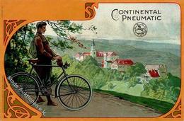 Continental Pneumatic Fahrrad  Werbe AK I-II Cycles - Advertising