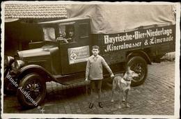 Bier Paulaner Bräu Oldtimer LKW Foto AK I-II (Eckbug) Bière - Bierbeek