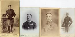 Kabinettfoto Militär Lot Mit Circa 30 Stück Soldaten Uniformen I-II - Other & Unclassified