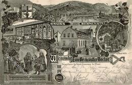 Wein Bernkastel (5550) Weinstube Zum Berncastler Doctor 1904 I-II Vigne - Exhibitions