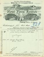 Wein Duisburg (4100) Schön Illustrierte Firmenrechnung 1912 II Vigne - Esposizioni