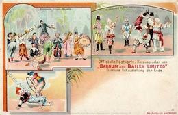 Zirkus Barnum And Bailey Lithographie I-II (Ecke Abgestossen) - Circus