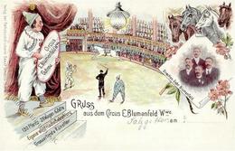 ZIRKUS BLUMENFELDT - Gruss Aus D. Circus E.Blumenfeld, GUHRAU,Schl. I Montagnes - Circus