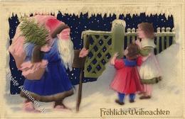 WEIHNACHTSMANN - Prägekarte I-II - Other & Unclassified