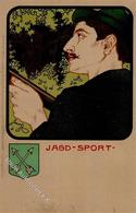 Jagd Sport Meissner U. Buch Künstler-Karte I-II Chasse - Hunting