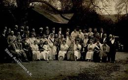 Adel Hochzeit Leopold IV. Zur Lippe Und Frau Anna Prinzessin Zu Ysenburg-Bündingen Foto-Karte I-II - Royal Families