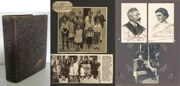 Adel Preussen Altes Album Mit Hunderten Von Bildern, Ansichtskarten Und Zeitungsausschnitten (alle Eingeklebt) U.a. Auch - Royal Families