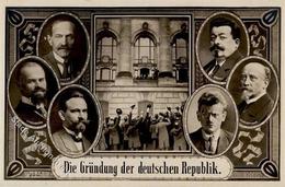 Politik Die Gründung Der Deutschen Republik Foto AK I- - Evènements