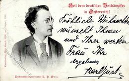 Politik Reichsrathsabgeordneter K. H. Wolf Österreich 1897 II (Eckbug, Fleckig) - Ereignisse