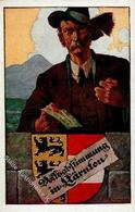 Politik Volksabstimmung In Kärnten 1920 Künstlerkarte I-II - Evenementen