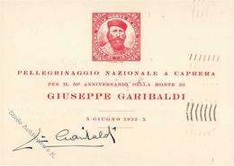 Militär Giuseppe Garibaldi Italienischer Guerillakämpfer I-II - Uniformi