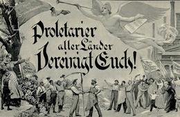 Hoch Die SOZIALDEMOKRATIE - Proletarier Aller Länder Vereinigt Euch! - Mai-Postkarte Verlag Vorwärts I - Histoire