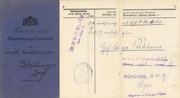 WK I Dokumente Militärpass Mit Eintragung Kriegsgefangenen Lager PuchheimOrden Pr.E.K. I-II - Oorlog 1914-18