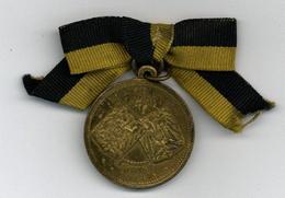 WK I Orden Medaille Kaiser Franz Joseph I Kaiser Wilhelm II 1914 I-II - Guerra 1914-18