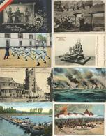WK I Partie Mit über 90 Ansichtskarten I-II - Guerra 1914-18