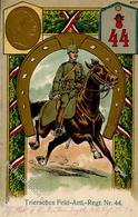 Regiment Nr. 44 Triersches Feld Artl. Regt. Präge-Karte 1916 I-II - Regimente