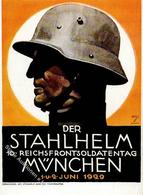Weimarer Republik Der Stahlhelm Sign. Hohlwein, Ludwig Künstlerkarte I-II - Autres & Non Classés