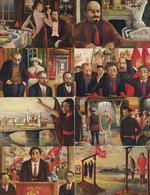 RUSSLAND - 8er-Propagandakarten-Serie Der Rote Schlächter LENIN - Die Greueltaten Der ROTEN Nach Vernichtung Des Zaren"  - Krieg