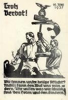 ÖSTERREICH-ANSCHLUSS 1938 WK II - Frühe NSDAP-Österreich-Prop-Karte 1937 I-II - Weltkrieg 1939-45