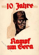 WK II GERA (o6500) 10 Jahre Kampf I-II (leichte Stempelspuren) R!R! - Guerre 1939-45