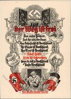 SAARBEFREIUNG 1935 WK II - Der WEG Ist Frei! Saar-Hilfswerk Spendenkarte I - Guerra 1939-45