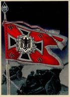 Fahne / Standarte WK II Sig. Klein, G. Artillerie WK II   Künstlerkarte I-II - Guerra 1939-45