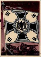 Fahne / Standarte WK II Sig. Klein, G. Infanterie WK II   Künstlerkarte I-II - Guerre 1939-45