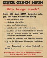 Anti Propaganda WK II Flugblatt Einer Gegen Neun II - Oorlog 1939-45